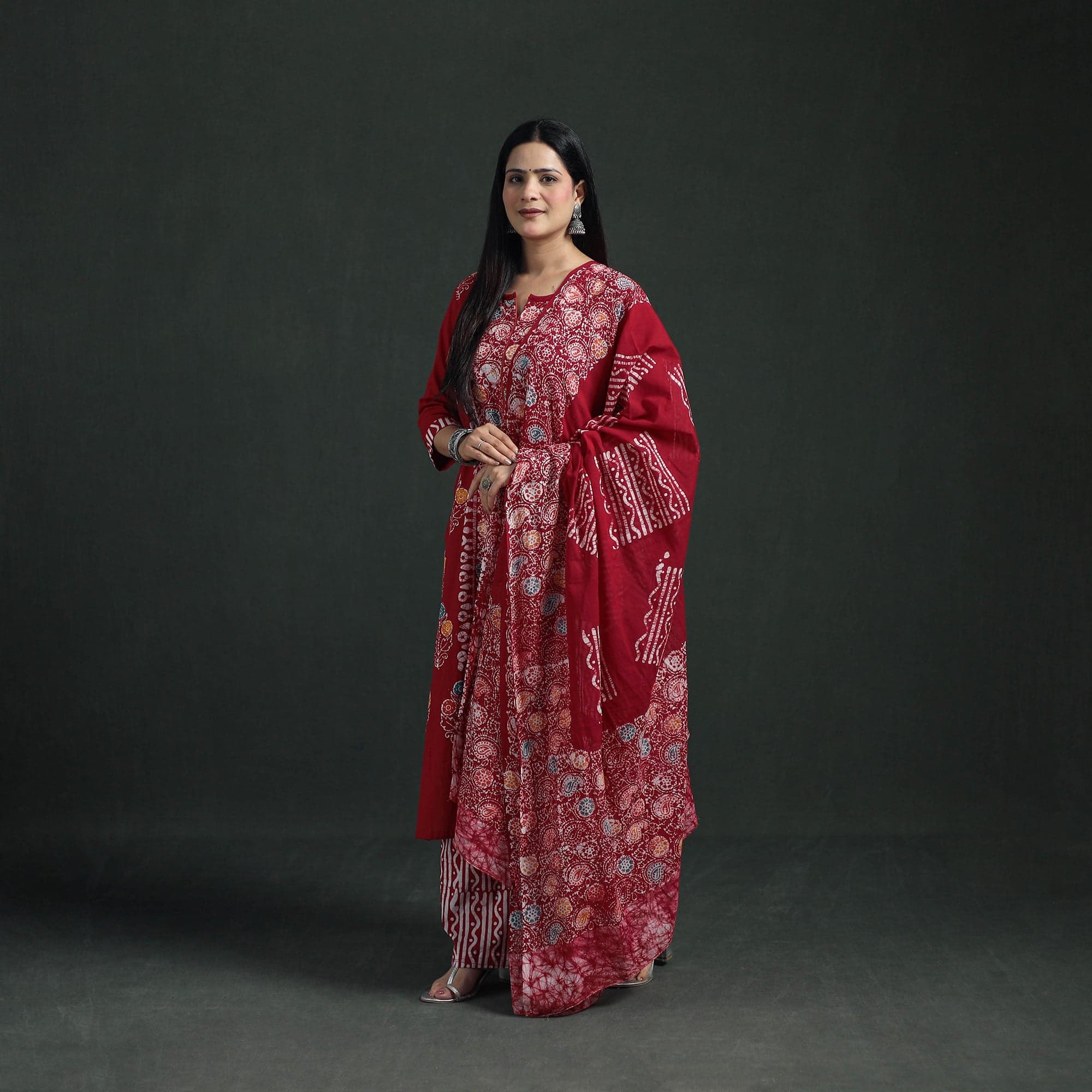 Chanderi Silk Kurta Set - Image 2
